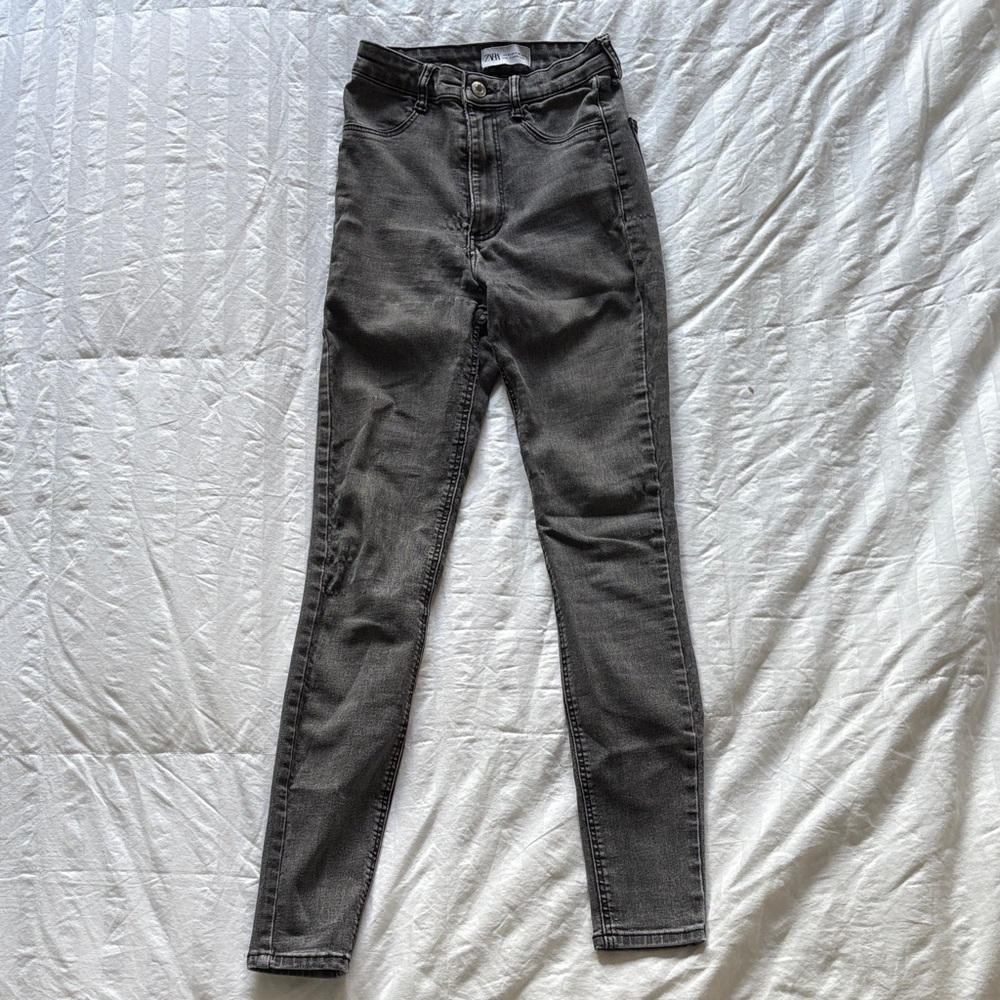 Zara High Rise Black Women's Jeans